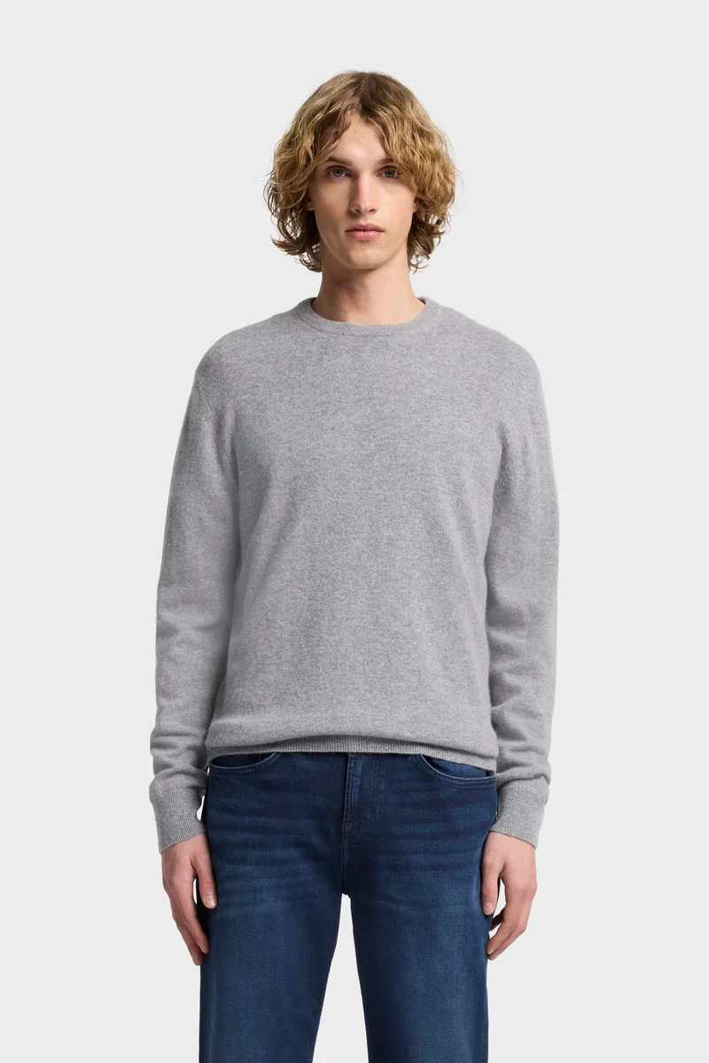 CREWNECK SWEATER in Cashmere Slate
