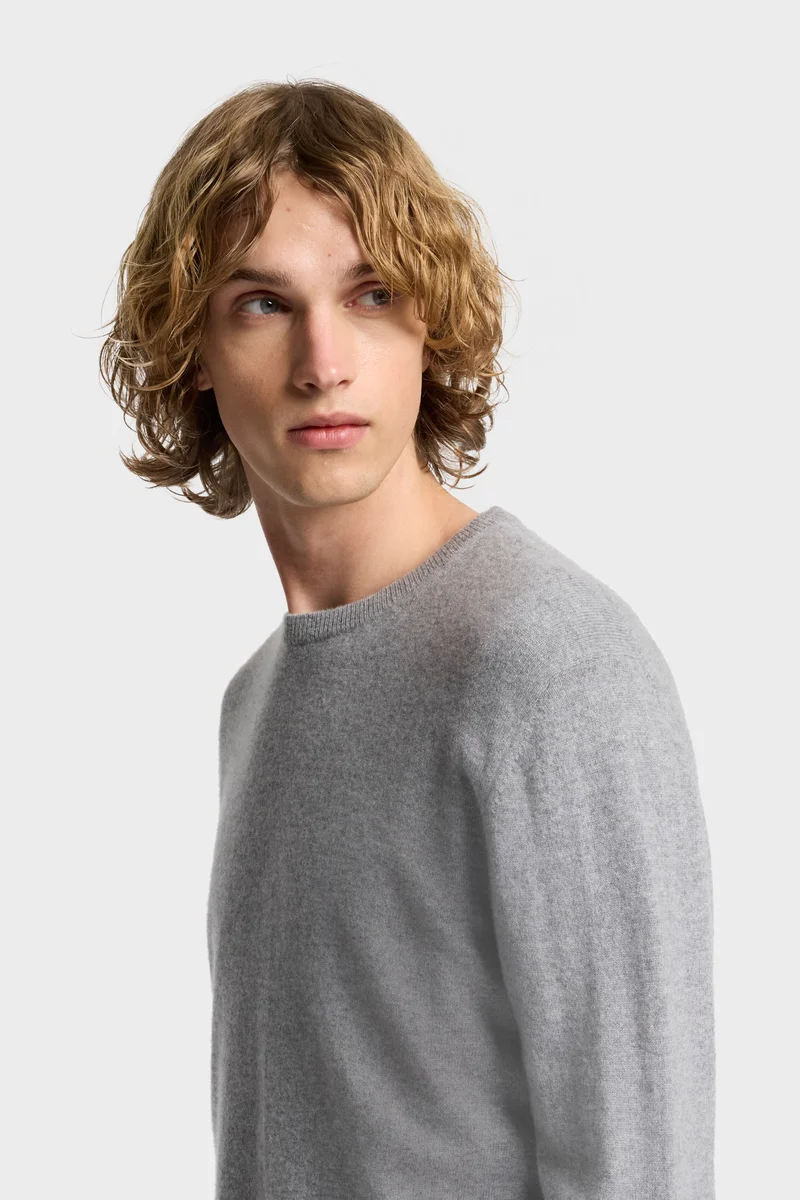 CREWNECK SWEATER in Cashmere Slate