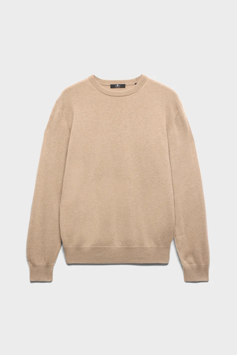 CREWNECK SWEATER in Cashmere Umber