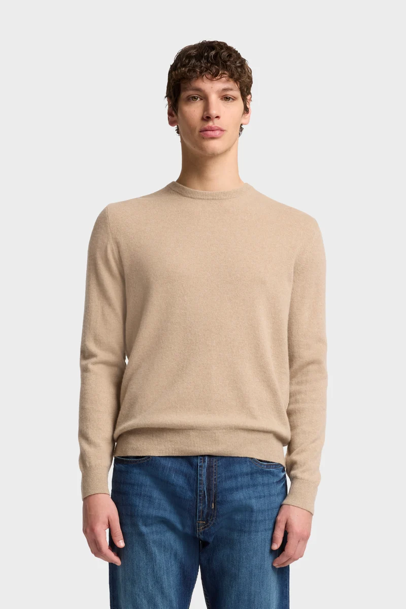 CREWNECK SWEATER in Cashmere Umber