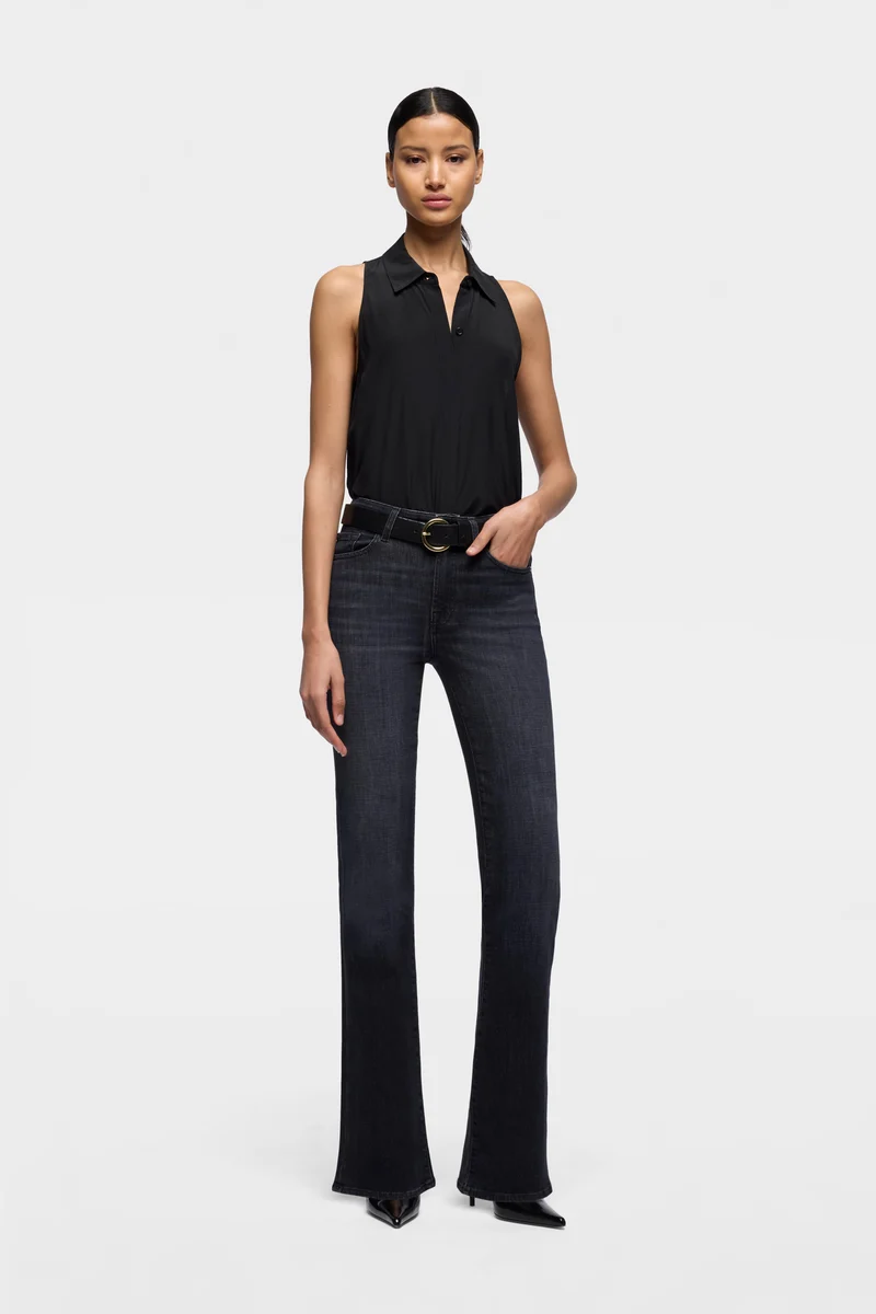 LEGGY BOOTCUT in Slim Illusion Carbon Storm
