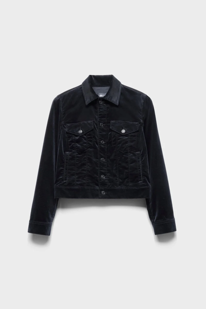 ADI TRUCKER JACKET in Velvet Black