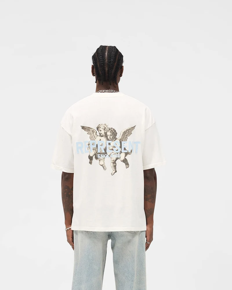Legacy Cherubs T-Shirt - Flat White