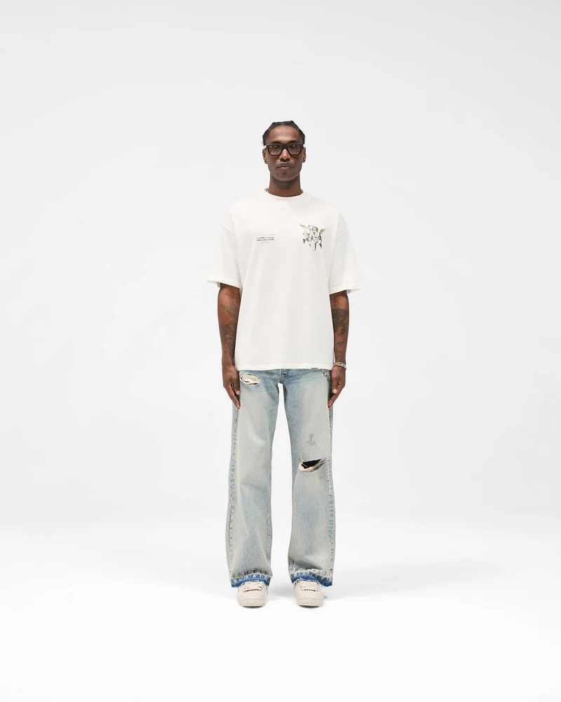 Legacy Cherubs T-Shirt - Flat White