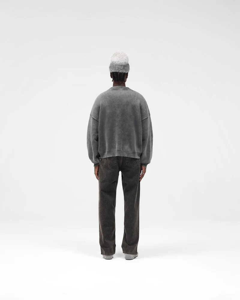 Stamped Sweater - Vintage Grey