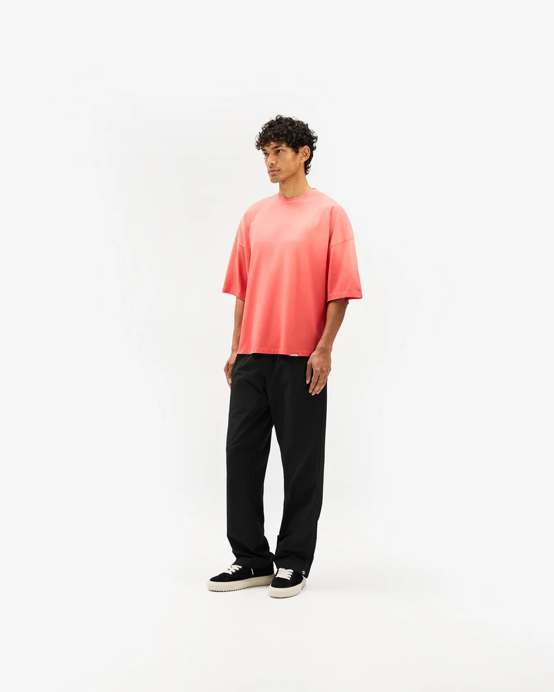 Initial Boxy T-Shirt - Vintage Red