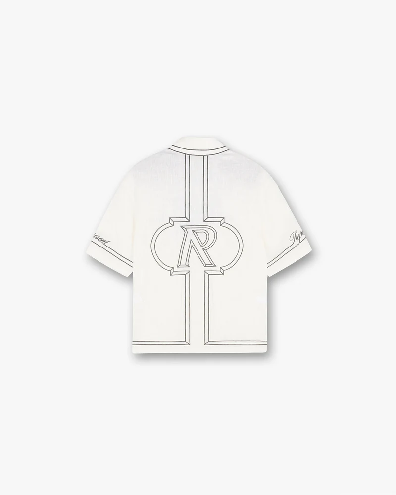 Border Shirt - Whisper White