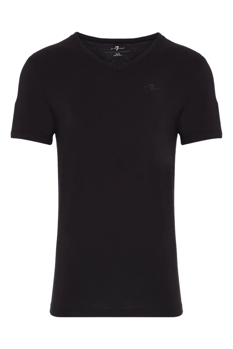 V-Neck Tee 2 Pack in Black