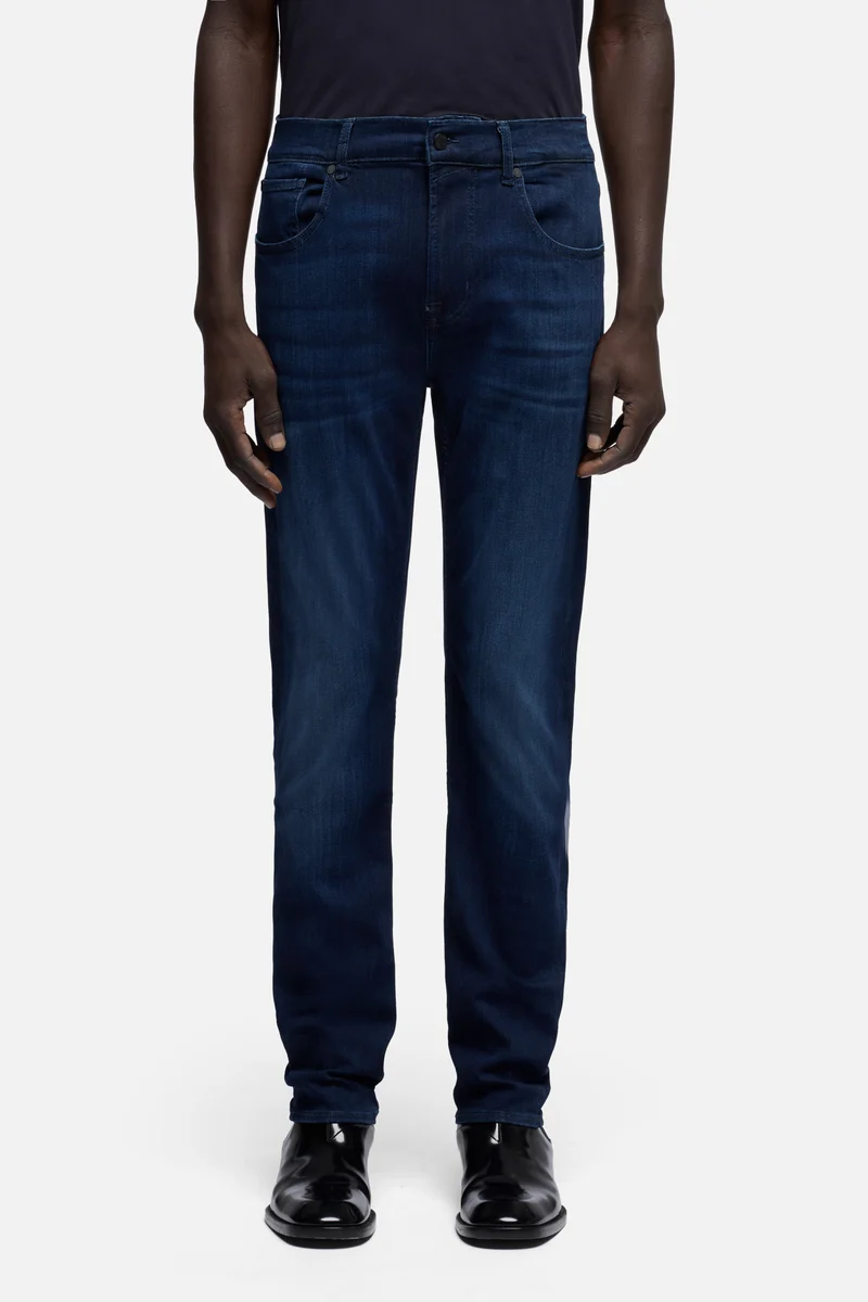Luxe Performance Plus Slimmy Tapered In Deep Blue