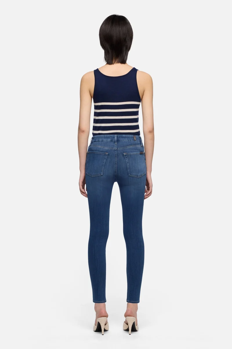Slim Illusion High Waist Ankle Skinny in Love Story