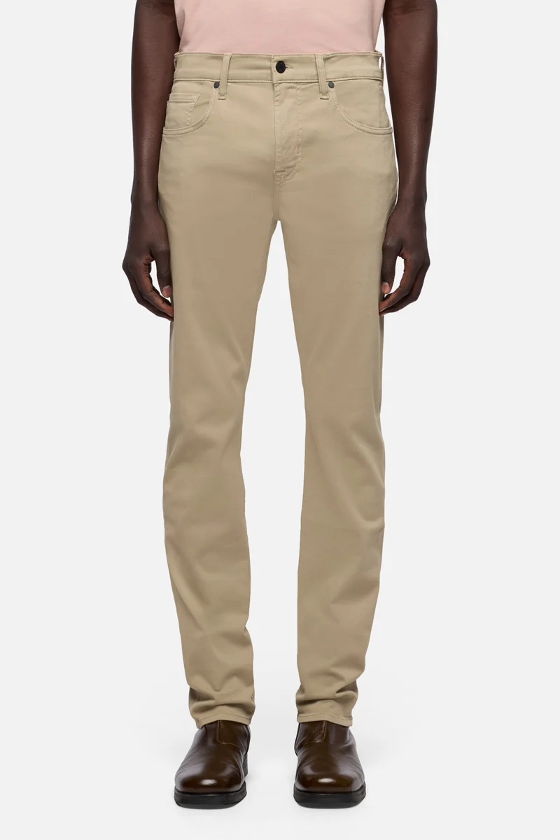 Luxe Performance Stretch Sateen Slimmy in Shadow Grey