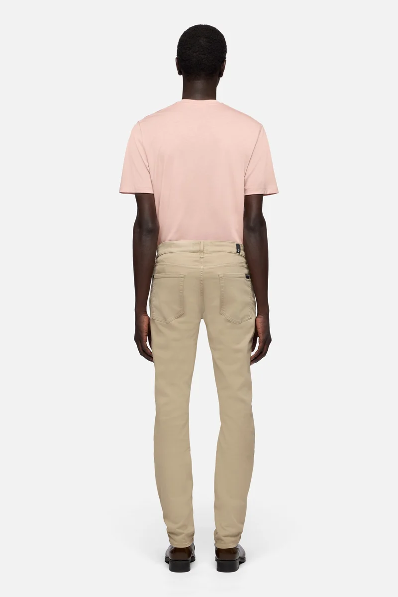 Luxe Performance Stretch Sateen Slimmy in Shadow Grey
