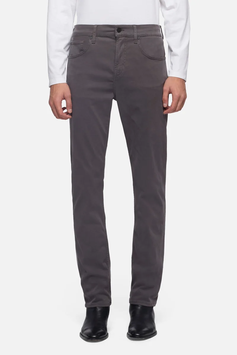 Luxe Performance Stretch Sateen Slimmy in Gunmetal