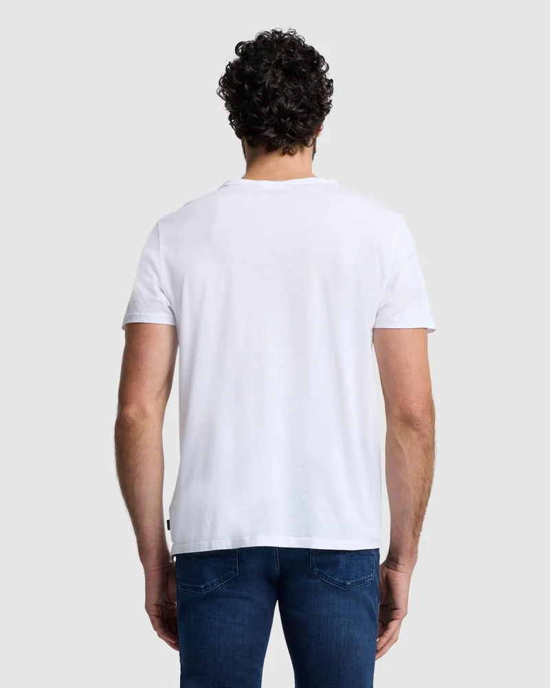 Featherweight Cotton Tee in White