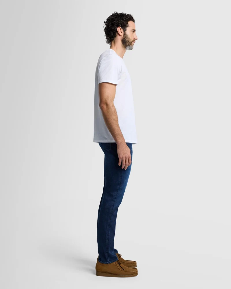 Featherweight Cotton Tee in White