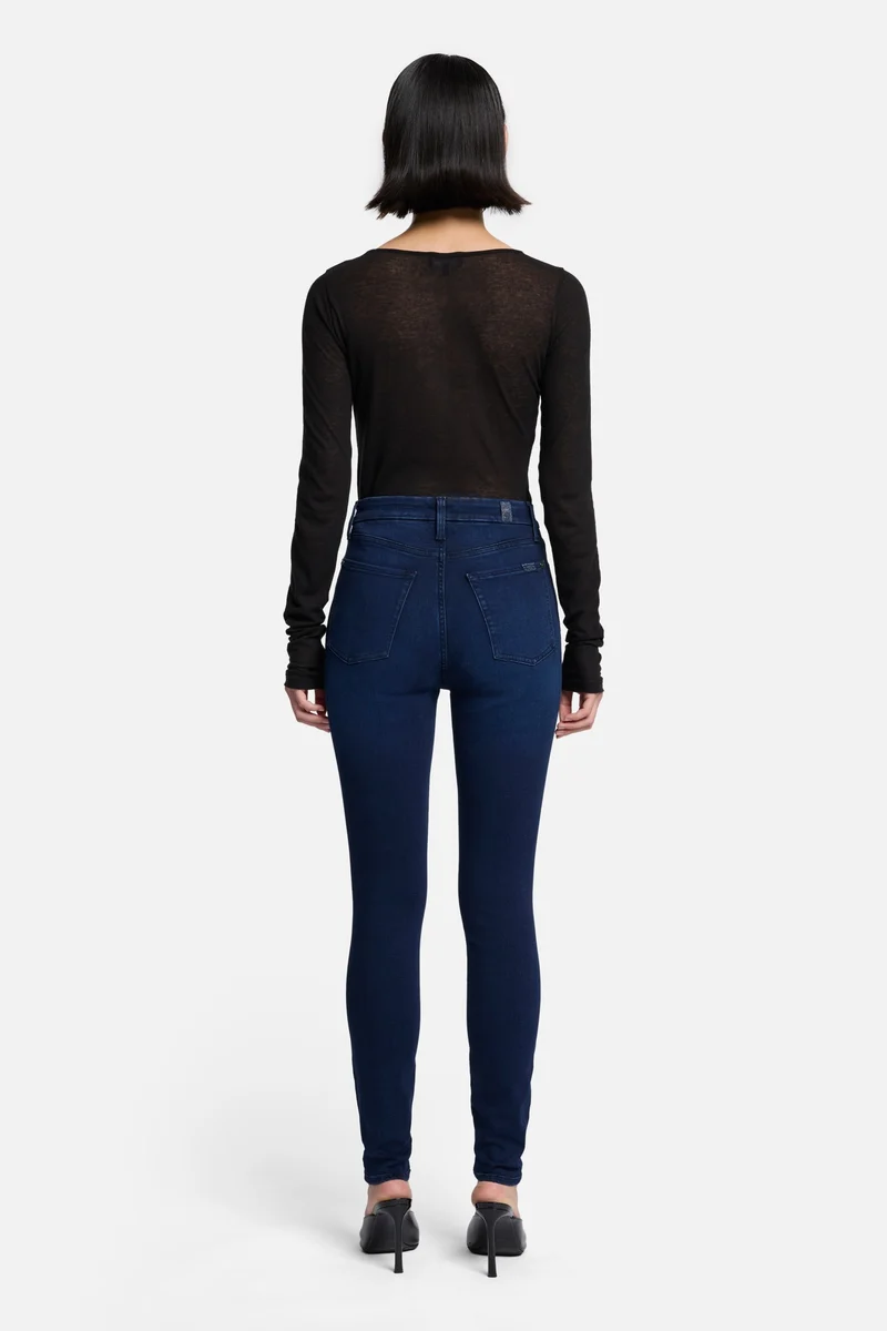 Slim Illusion High Waist Skinny in Twilight Blue