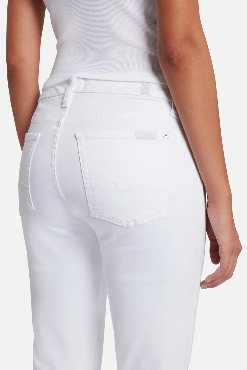 Slim Illusion Kimmie Straight in Luxe White