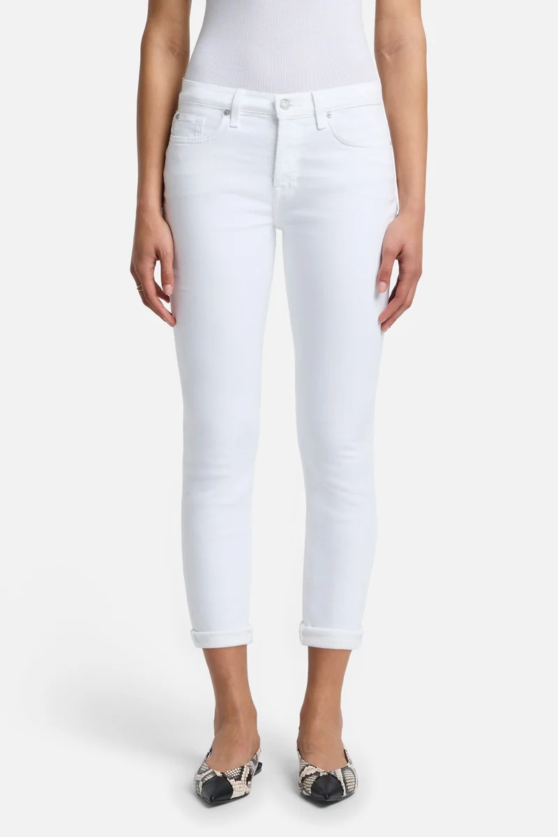 Broken Twill Josefina in White