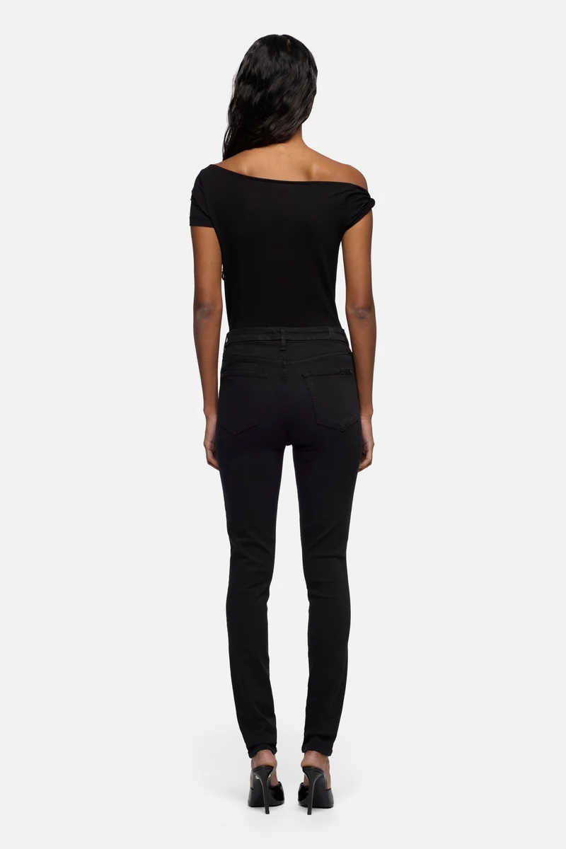 Slim Illusion Luxe High Waist Skinny in Black