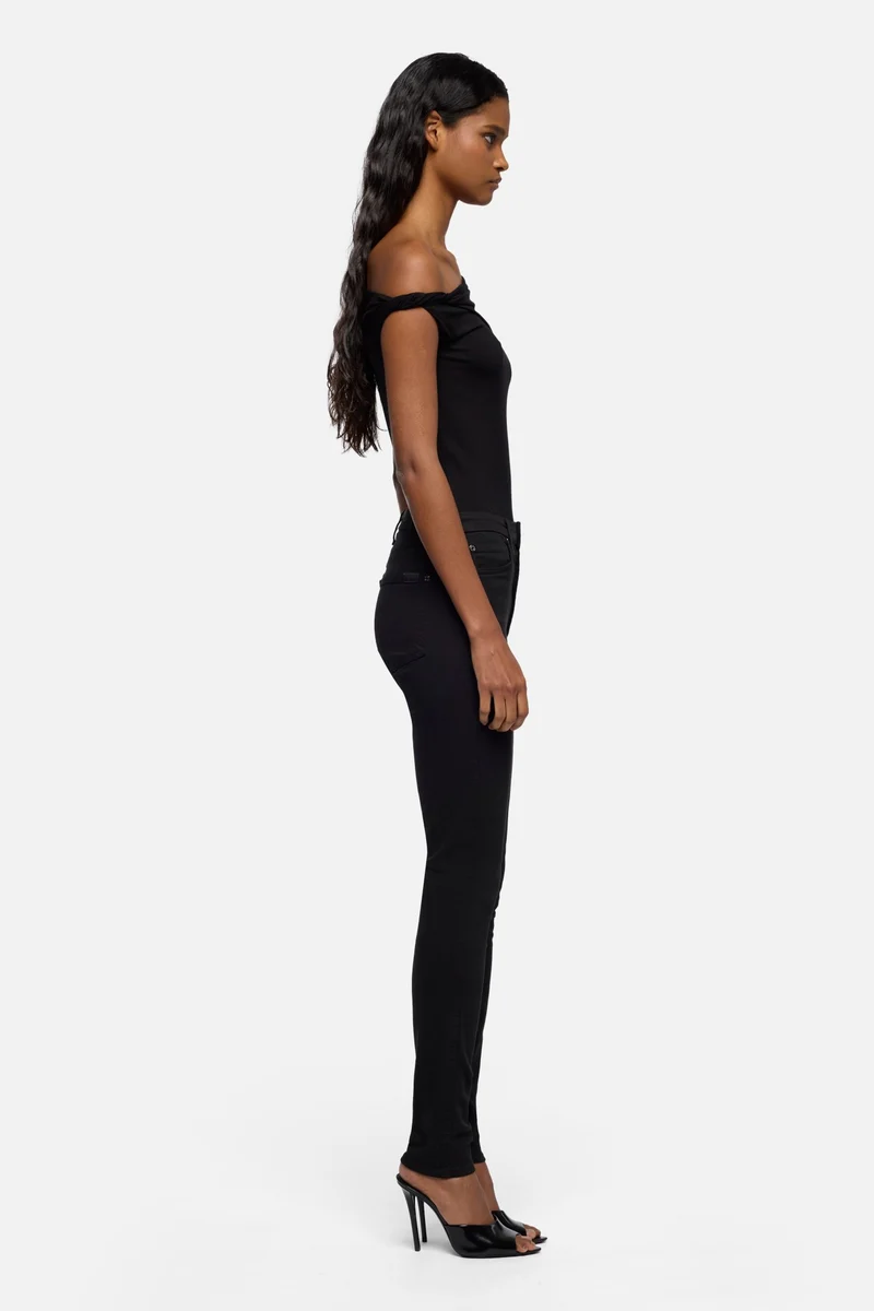 Slim Illusion Luxe High Waist Skinny in Black