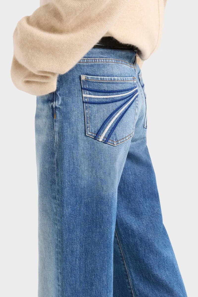 ULTRA HIGH RISE JO in Denim Bluefern