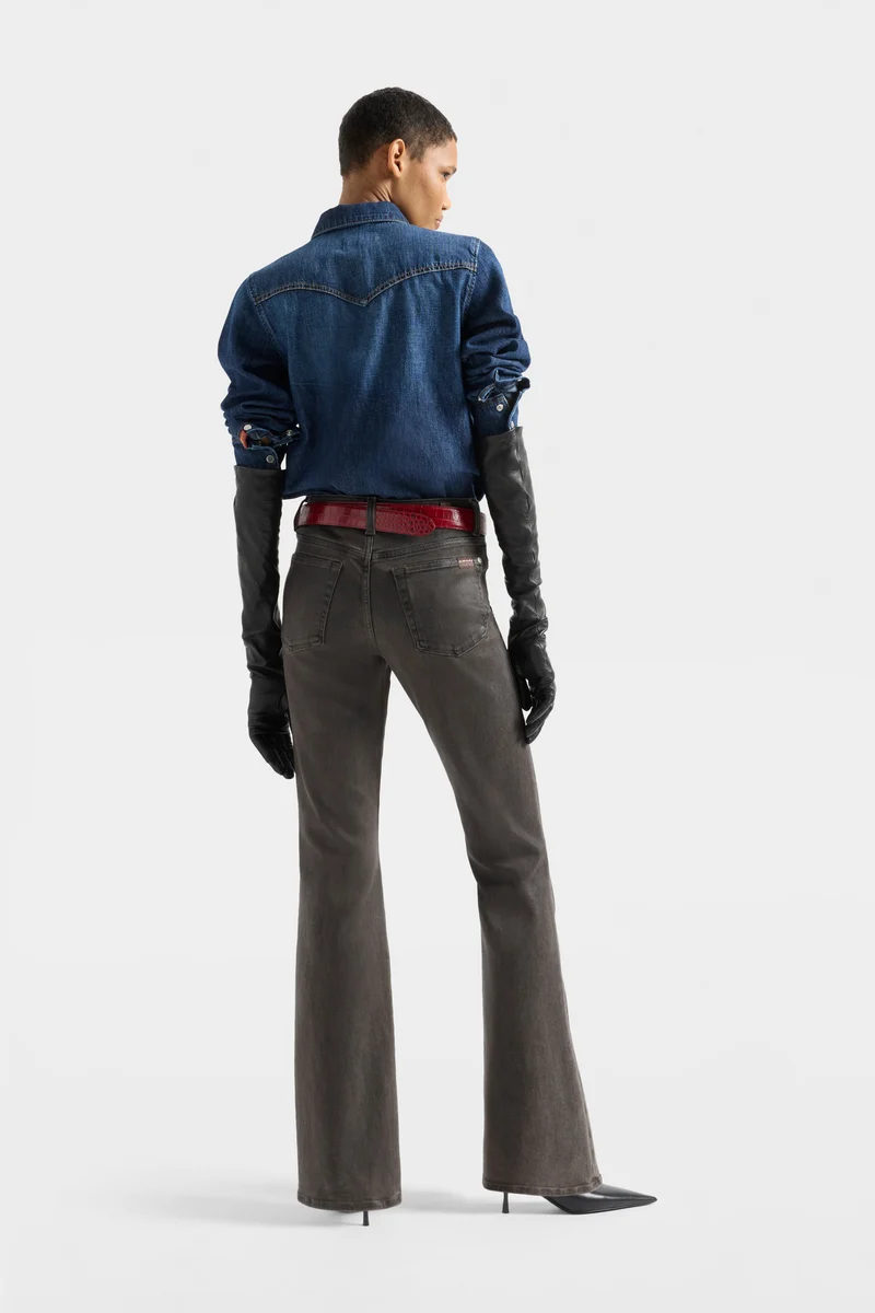 WESTERN SHIRT in Denim Rainfall