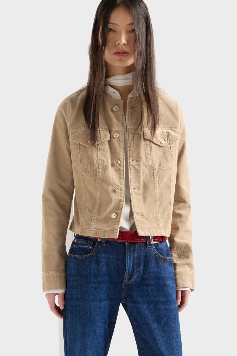 VICKY JACKET in Corduroy Winter Beige