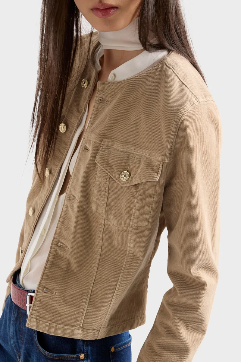 VICKY JACKET in Corduroy Winter Beige