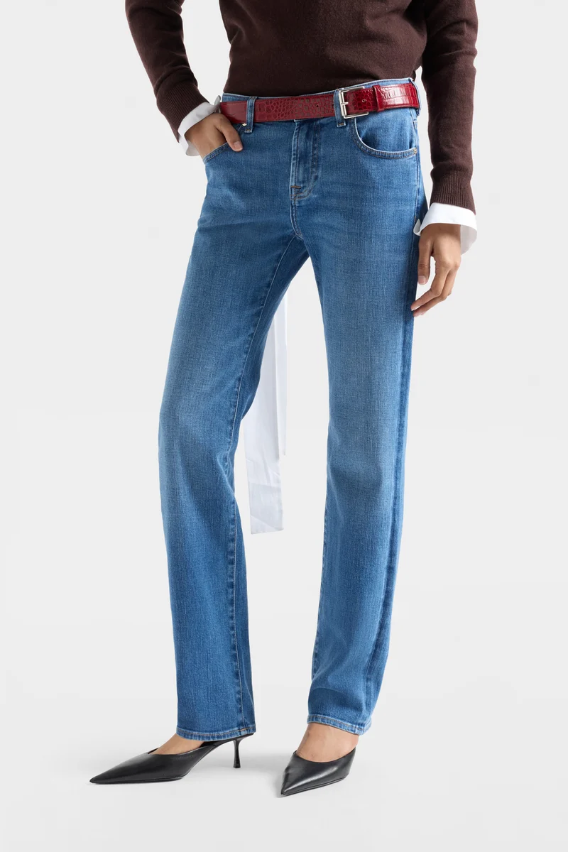 THE SLIM in Cashmere Denim Cloud