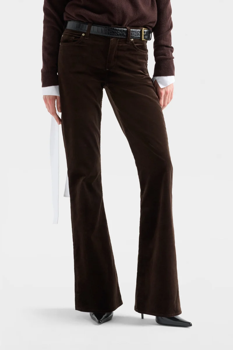 LEGGY BOOTCUT in Velvet Chocolate