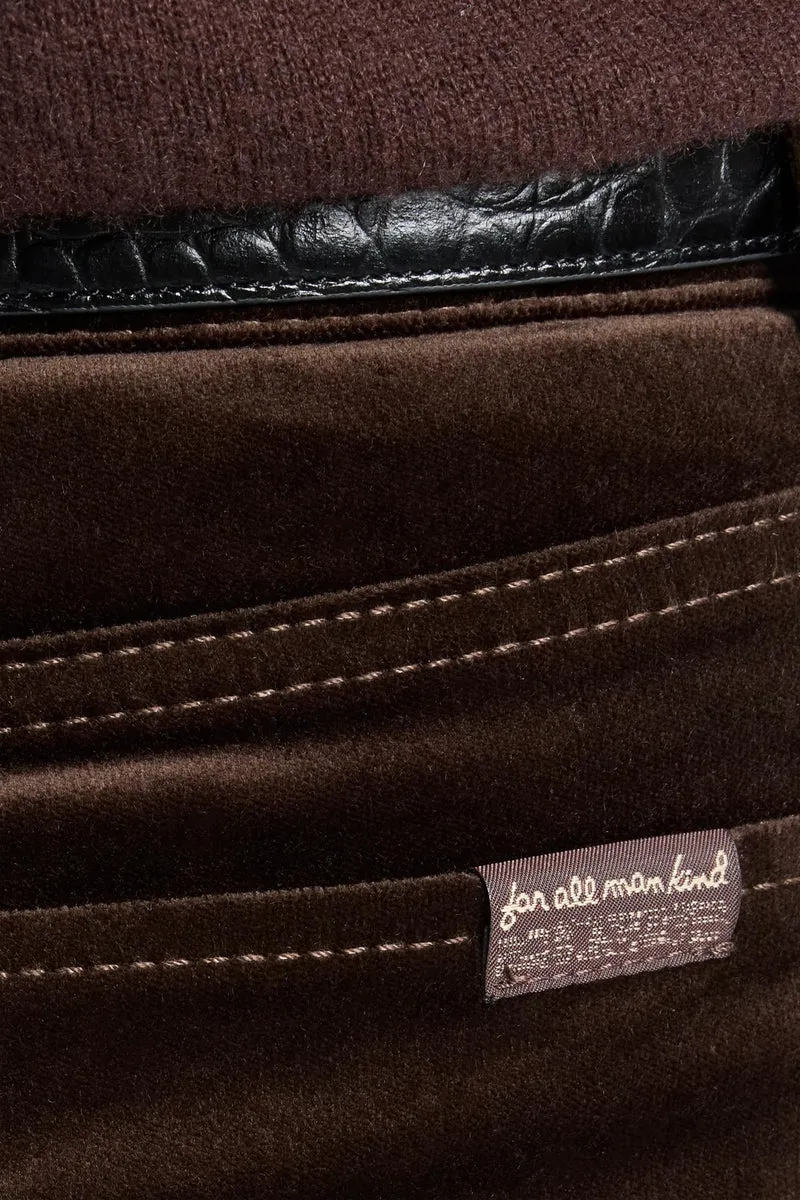 LEGGY BOOTCUT in Velvet Chocolate