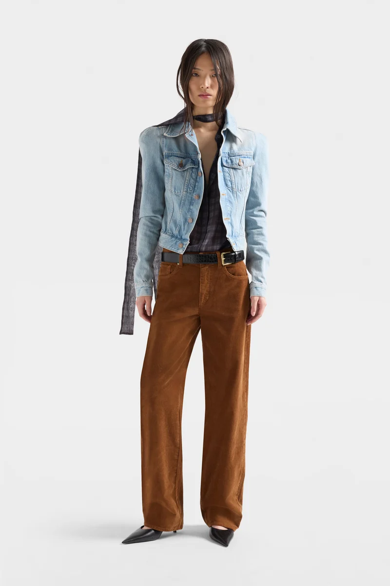 STOVEPIPE STRAIGHT in Corduroy Cognac