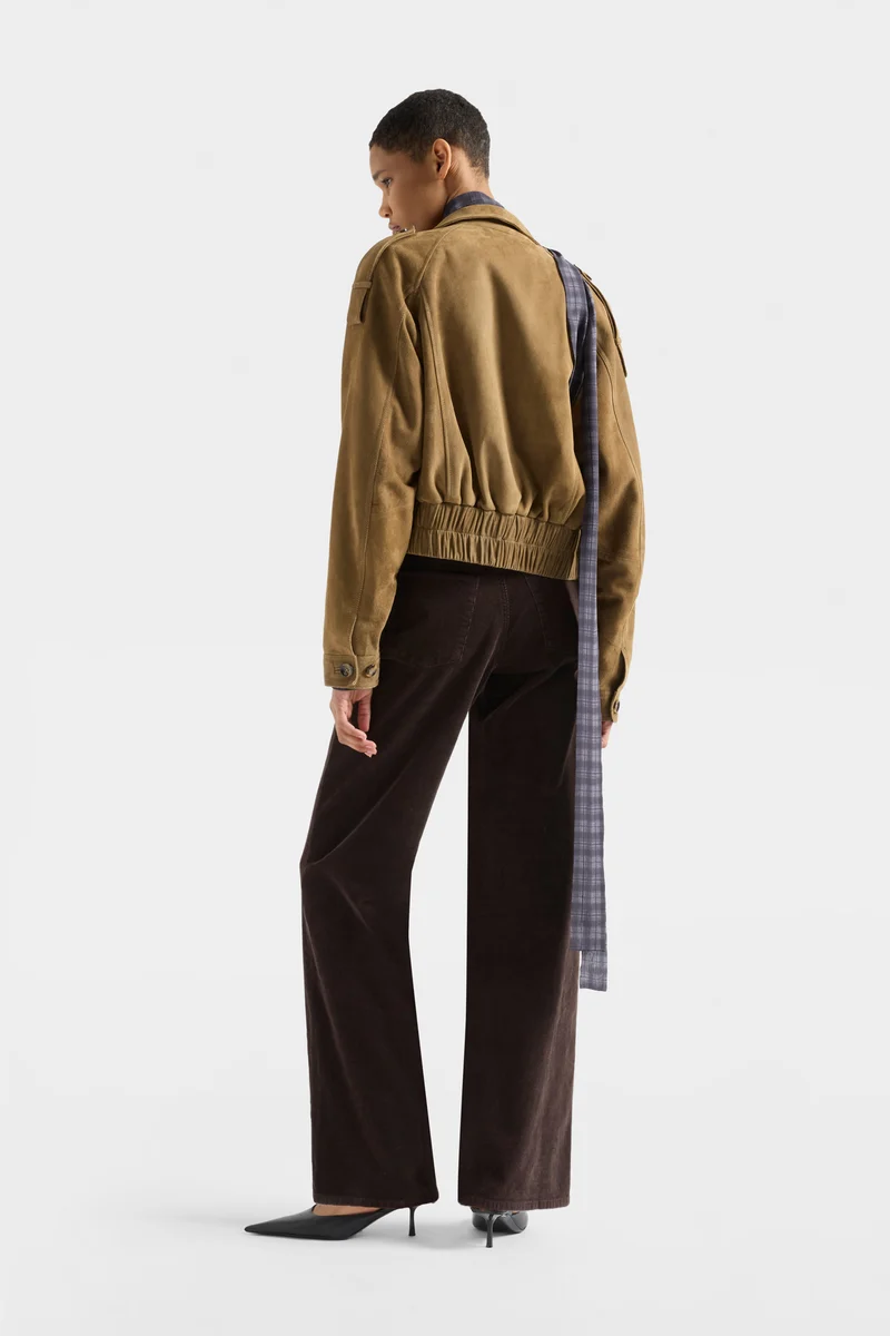 STOVEPIPE STRAIGHT in Corduroy Coffee Bean