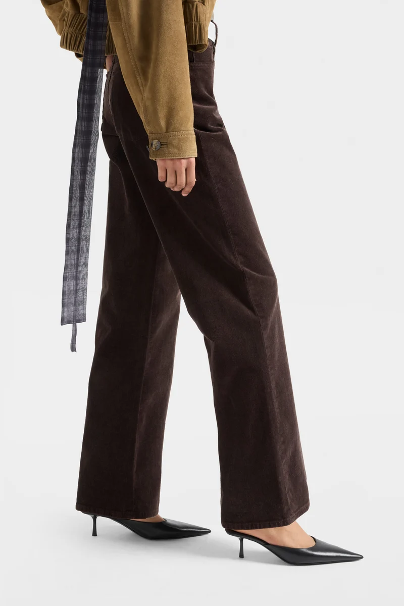 STOVEPIPE STRAIGHT in Corduroy Coffee Bean