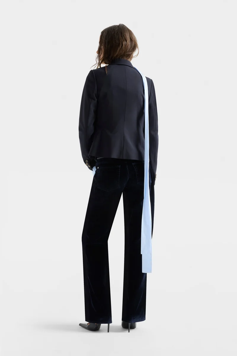 LOW STRAIGHT in Flock Denim Navy