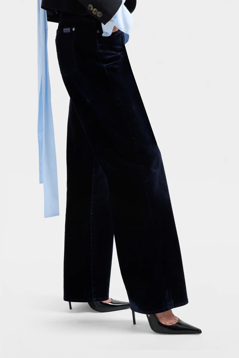 LOW STRAIGHT in Flock Denim Navy