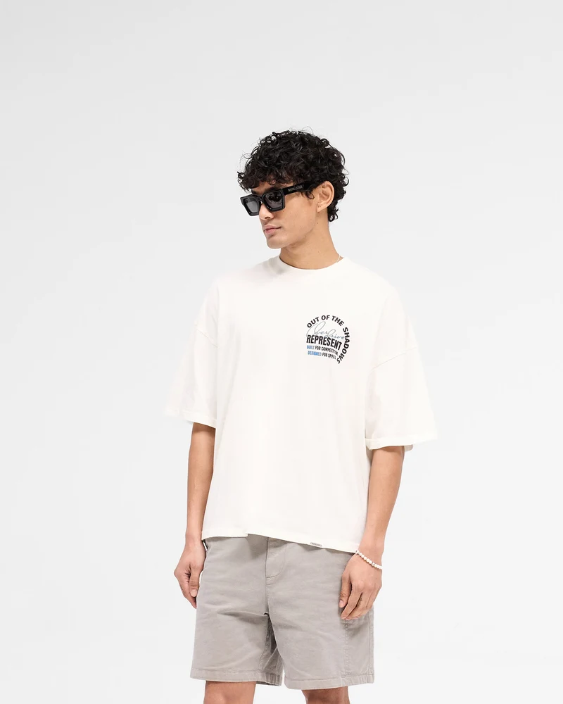 Out Of The Shadows T-Shirt - Flat White