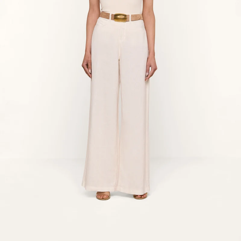 Amara Linen Wide-Leg Pant
