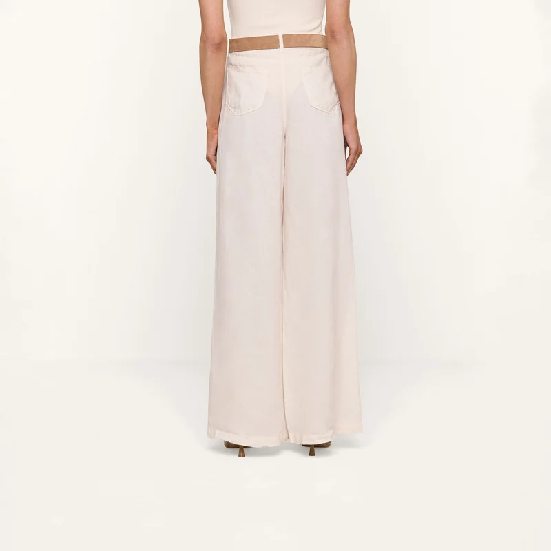 Amara Linen Wide-Leg Pant