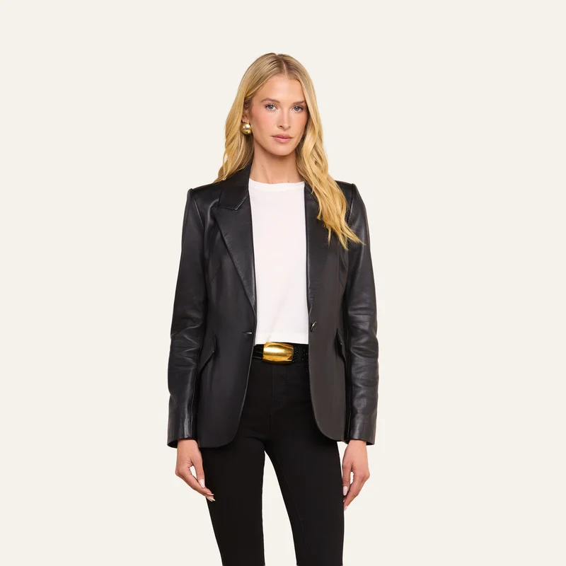 Chamberlain Leather Blazer