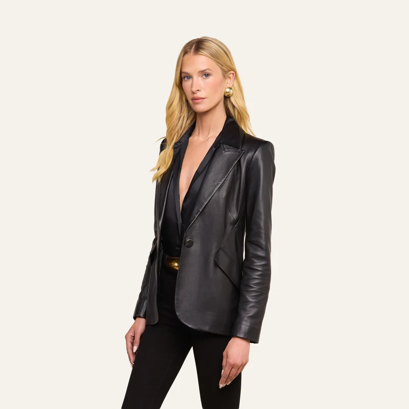Chamberlain Leather Blazer