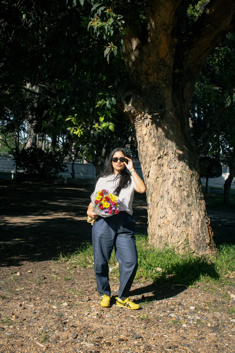 Denim Barrel Pant