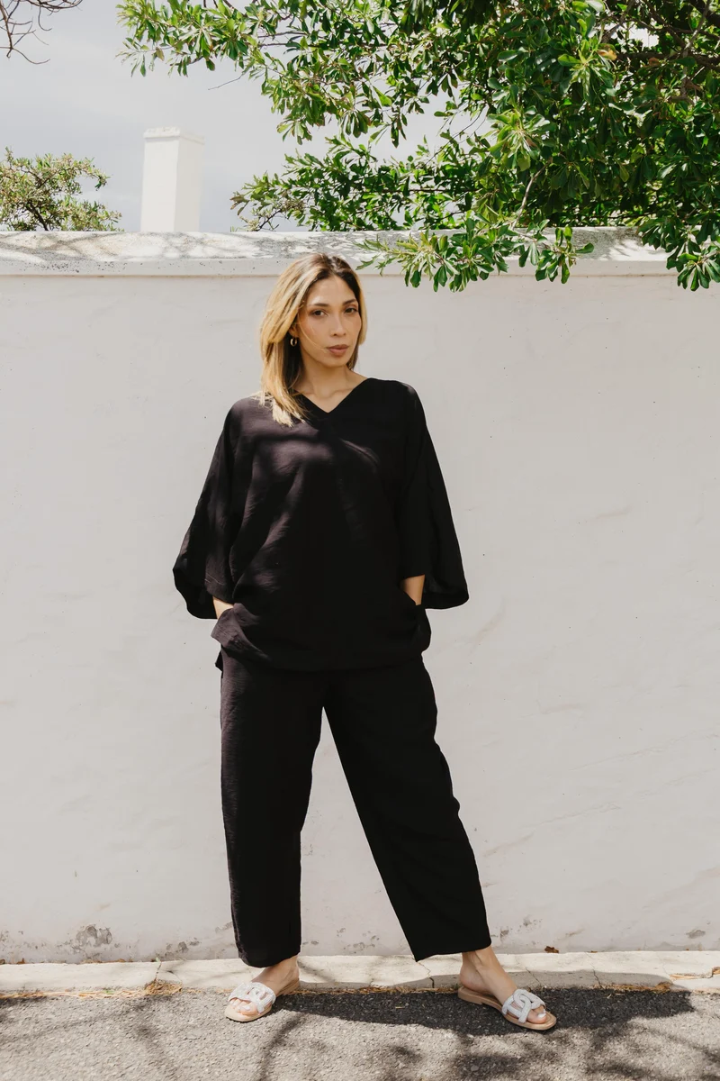 Barrel Pants- Black
