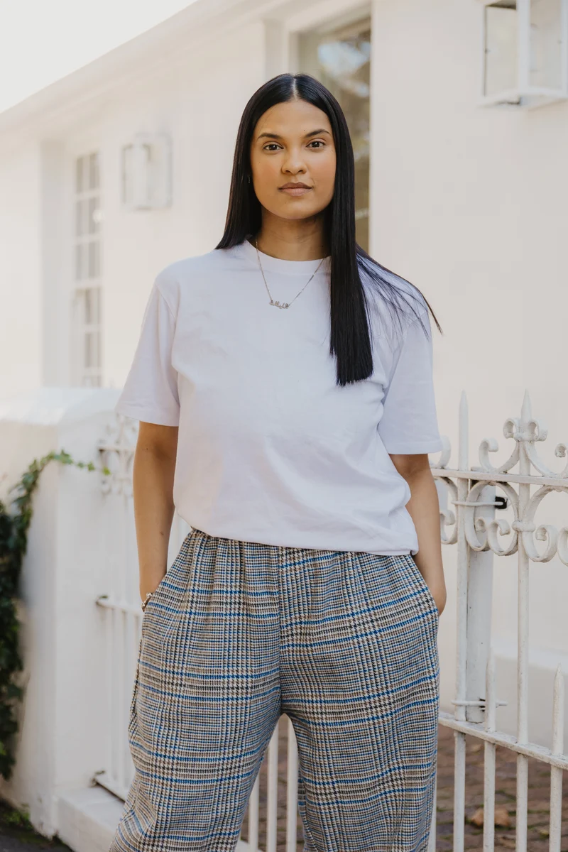 Barrel Pant- Winter Check