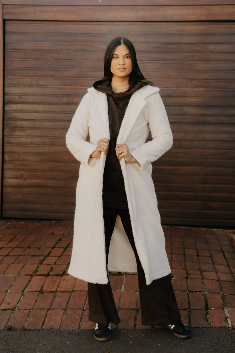 Teddy Coat- Ivory