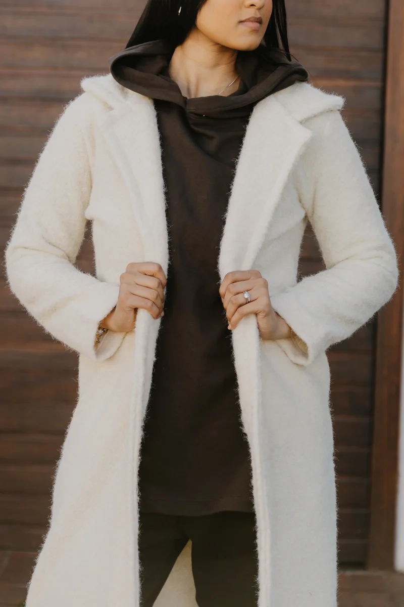 Teddy Coat- Ivory