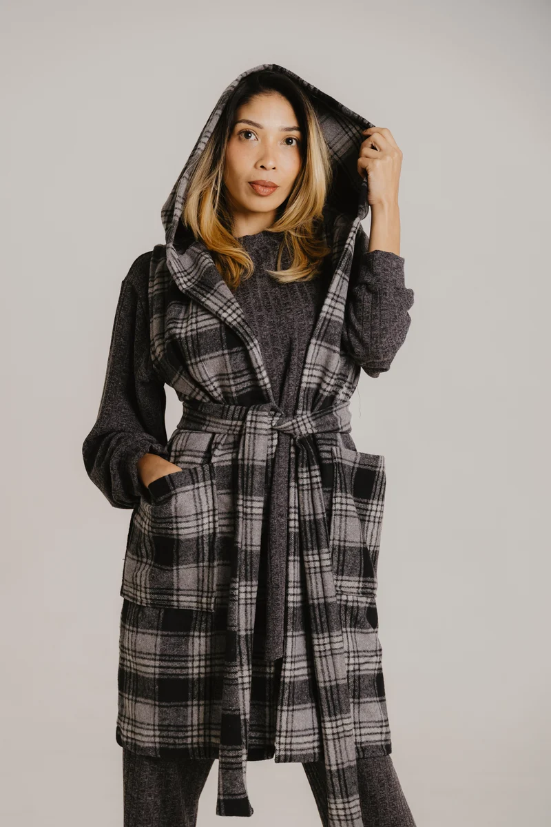 Sleeveless Melton Coat