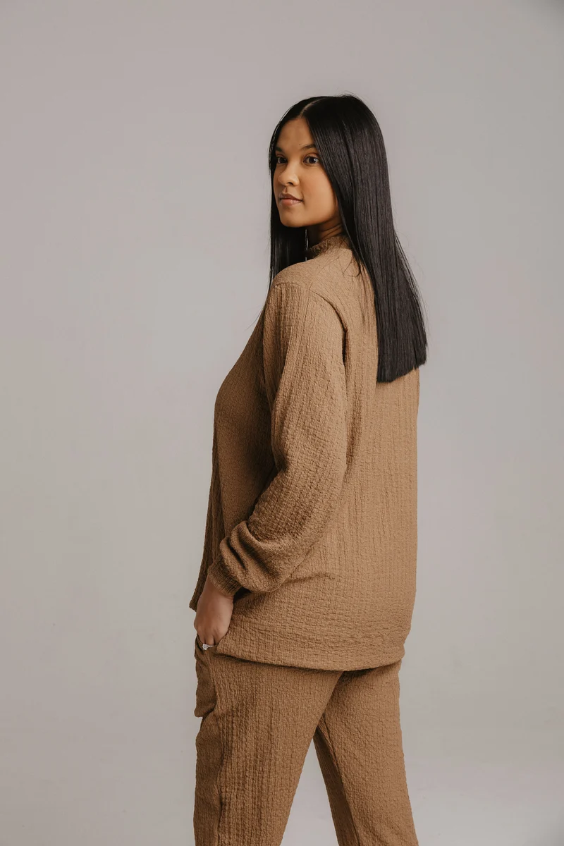 Crinkle Knit Trackset