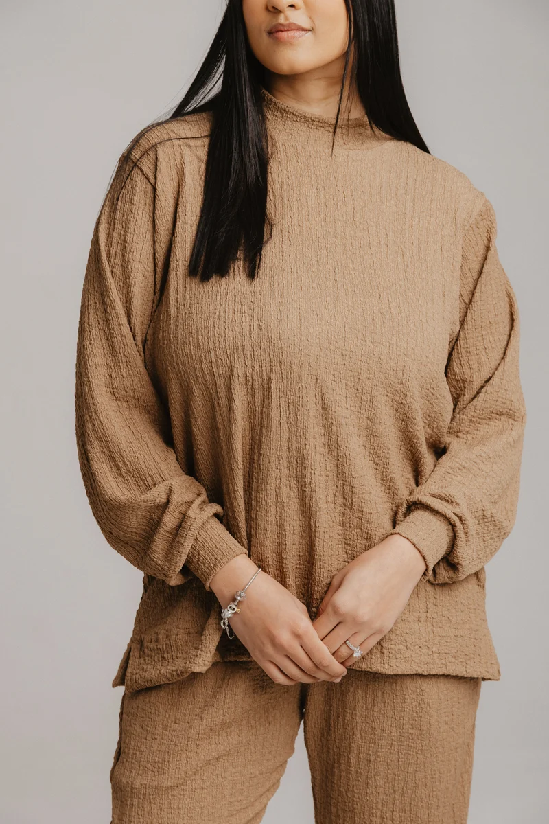 Crinkle Knit Trackset