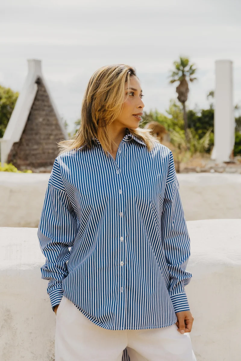 Oversized Stripe Shirt